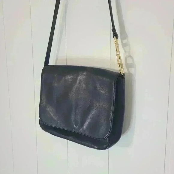 Charter Club Leather Black Purse with Gold Detail - Picture 4 of 15